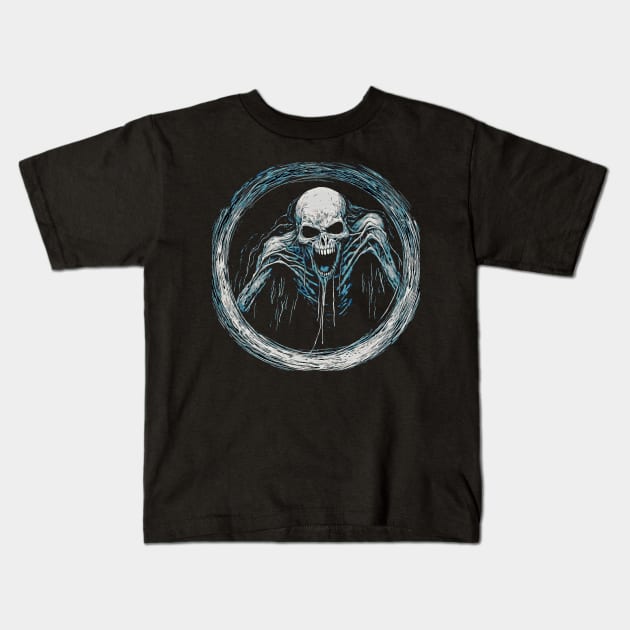 Screaming Wraith Kids T-Shirt by BarrySullivan